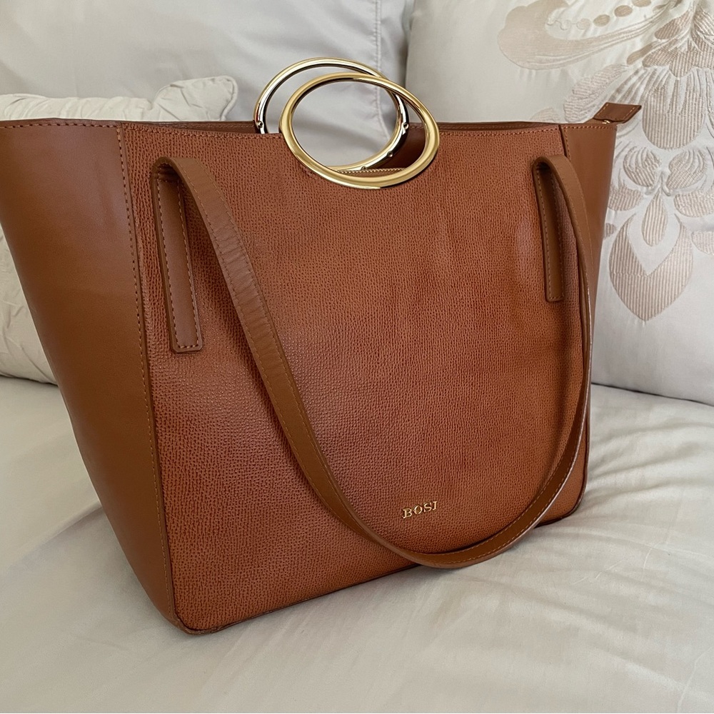 Genuine Laether Purse Tote Bossi Brand